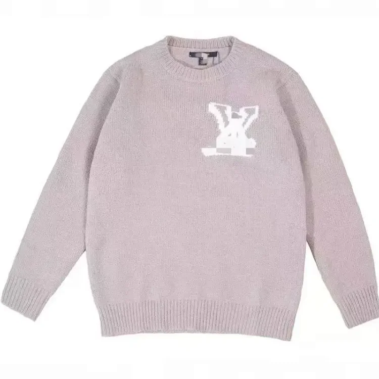 Round neck loose sweater sweater pullover jacquard letters same style for men and women(pic7) Round neck loose sweater sweater pullover jacquard letters same style for men and women
