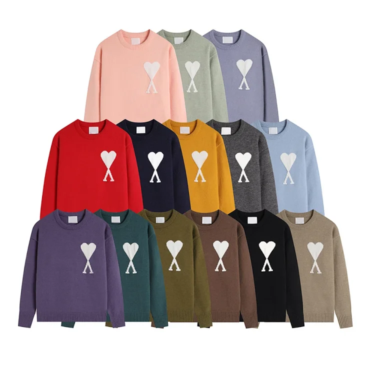Love sweater for men and women striped youth heart casual pullover sweater(pic43) Love sweater for men and women striped youth heart casual pullover sweater