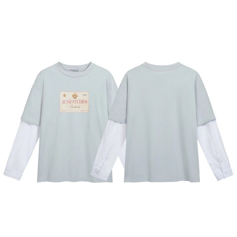 Acne Studios Light Blue Long Sleeve T-Shirt
