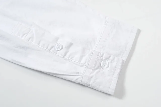 Acne Studios T-Shirts Layered long-sleeve shirt-sleeve design with chest patch product detail image 7
