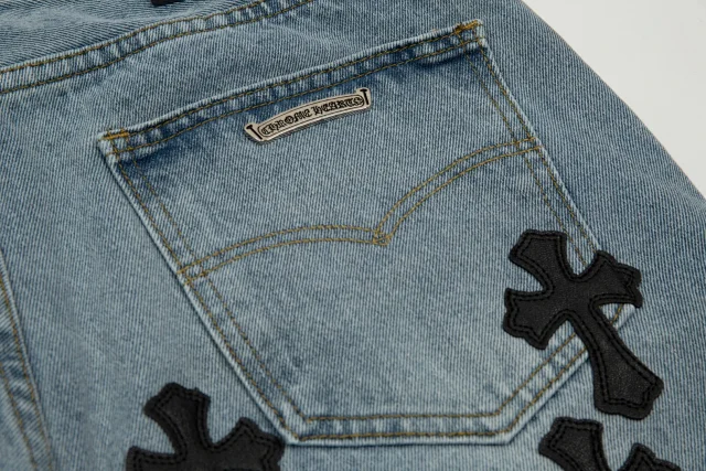 Unbranded Shorts Denim with Cross Appliqué product detail image 30