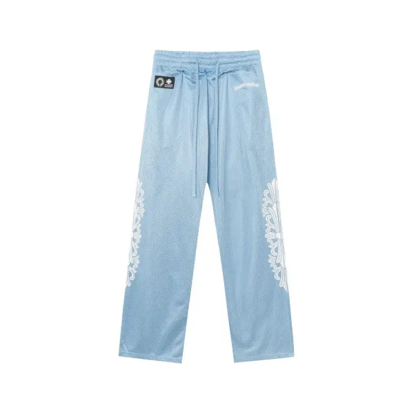 Corteiz Logo-Embroidered Heather Gray Sweatpants - 10