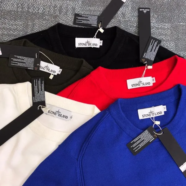 Stone Island Knit Sweater Black - 12