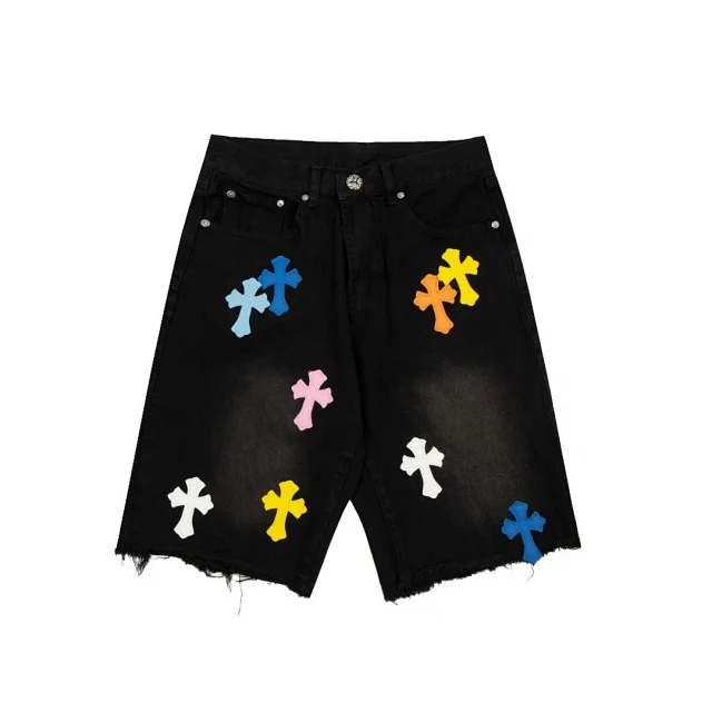 Unbranded Shorts Denim with Cross Appliqué product detail image 33