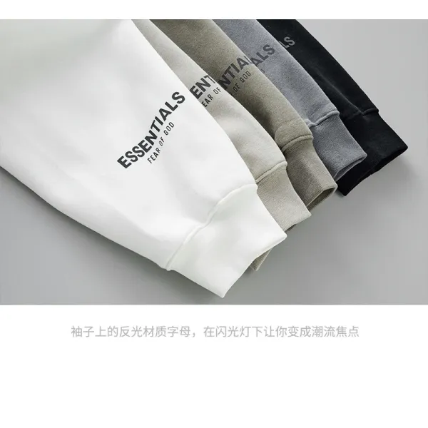 Fear of God Essentials Black Classic Hoodie - 15