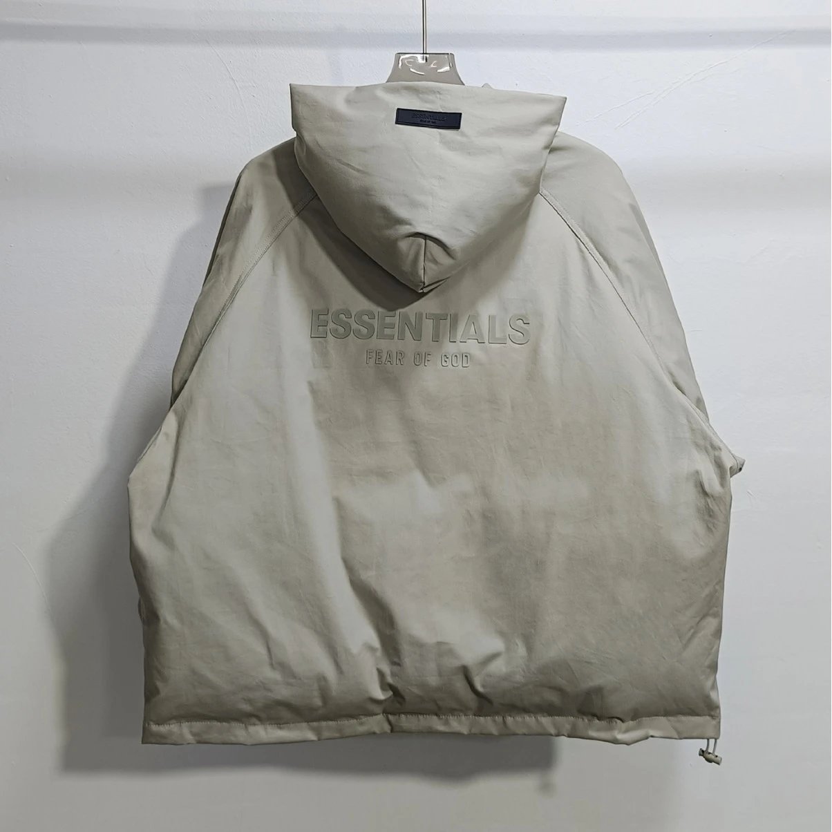 Cotton Jacket Letter Back Zip Cardigan