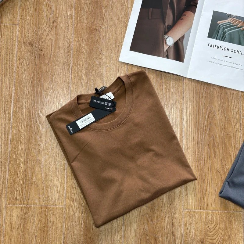 Pure Cotton Classic Sleeve Tag Oversized T-Shirt photo 5