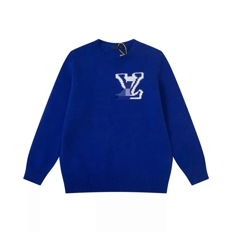 Round neck loose sweater sweater pullover jacquard letters same style for men and women(pic5) Round neck loose sweater sweater pullover jacquard letters same style for men and women