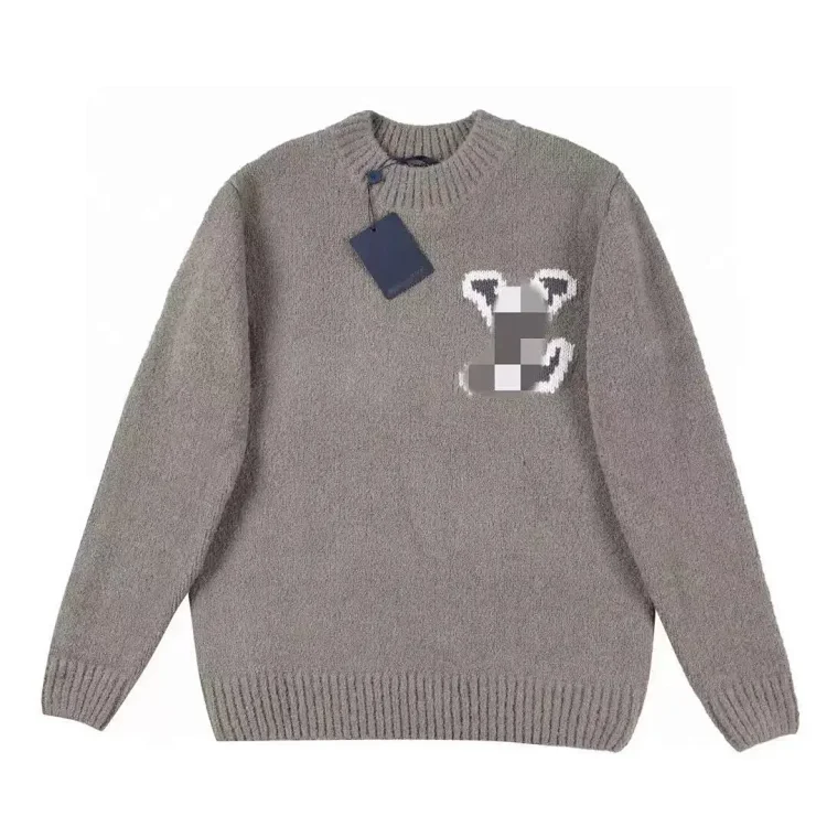 Round neck loose sweater sweater pullover jacquard letters same style for men and women(pic6) Round neck loose sweater sweater pullover jacquard letters same style for men and women