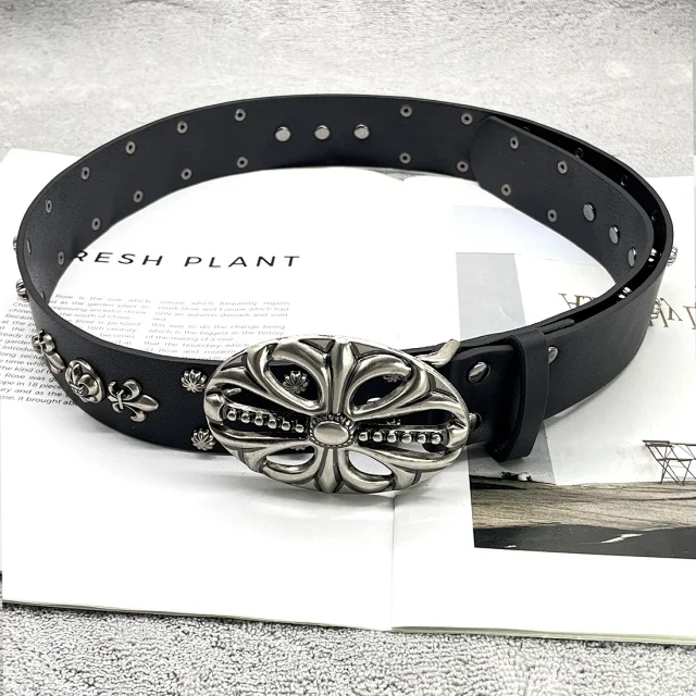 Chrome Hearts Belts Cross Patch Roller Buckle Belt product detail image 42