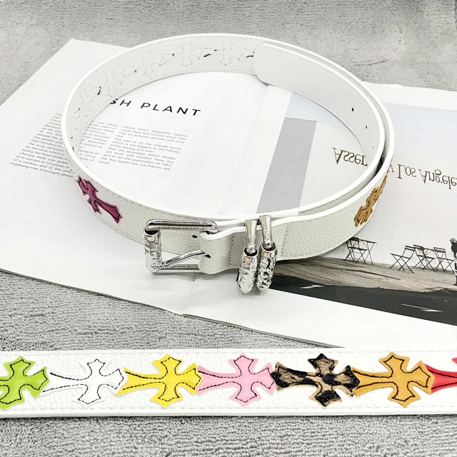 Chrome Hearts Belts Cross Patch Roller Buckle Belt product detail image 27