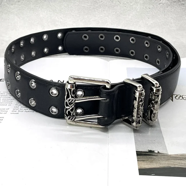 Chrome Hearts Belts Cross Patch Roller Buckle Belt product detail image 46
