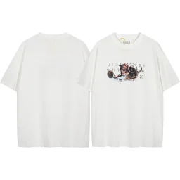 thumbnail for Summer loose letter MM6 embroidery patch print for men and women couples