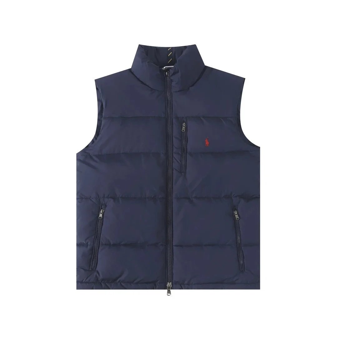 Ralph Lauren Embroidered Red Pony Zip Vest photo 3
