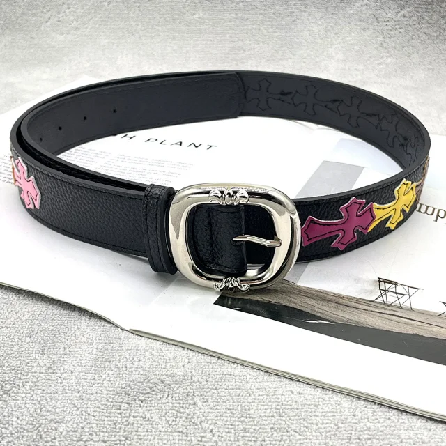 Chrome Hearts Belts Cross Patch Roller Buckle Belt product detail image 21