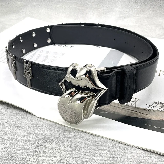 Chrome Hearts Belts Cross Patch Roller Buckle Belt product detail image 36