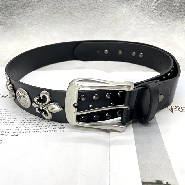Chrome Hearts Belts Cross Patch Roller Buckle Belt product detail image 47