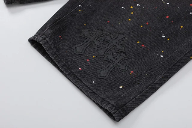 Unbranded Shorts Denim with Cross Appliqué product detail image 5