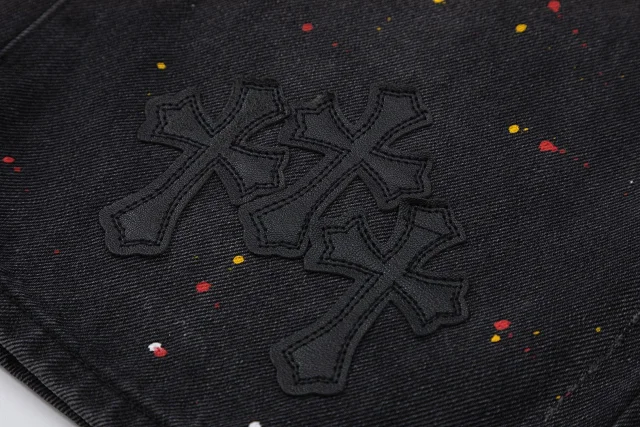 Unbranded Shorts Denim with Cross Appliqué product detail image 6