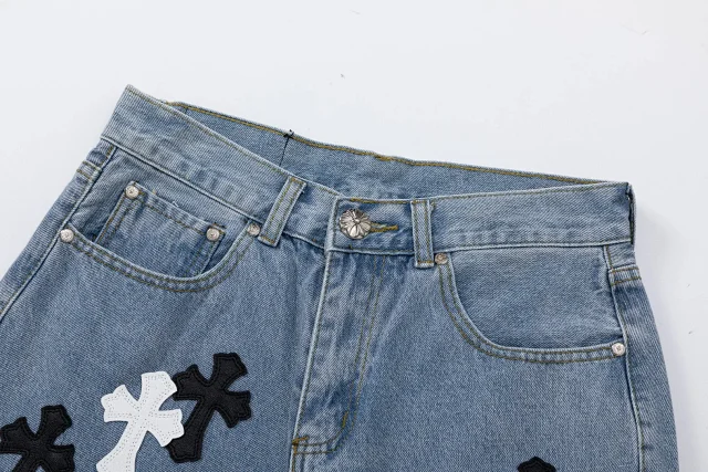 Unbranded Shorts Denim with Cross Appliqué product detail image 12