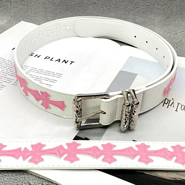 Chrome Hearts Belts Cross Patch Roller Buckle Belt product detail image 30