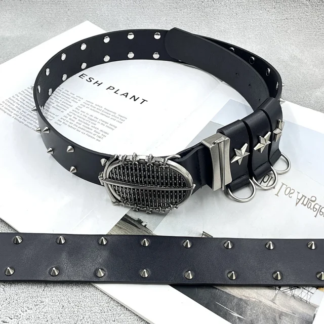 Chrome Hearts Belts Cross Patch Roller Buckle Belt product detail image 48