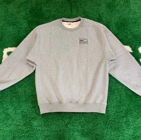 Nike Sportswear Crewneck Sweatshirt Gray Hoodie - 1