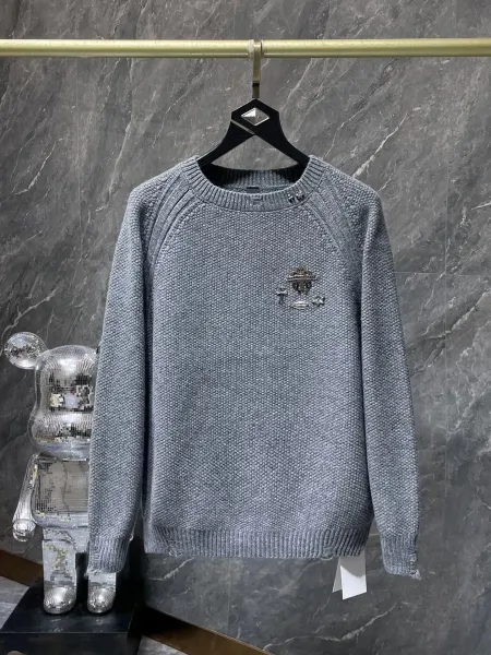 Chrome Hearts x Unknown Knit Sweater White with Silver Hardware Embellishment - 6