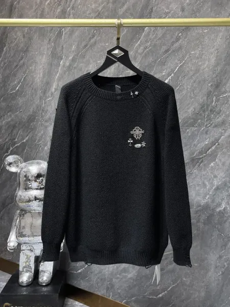 Chrome Hearts x Unknown Brand Knit Sweater Black - 1