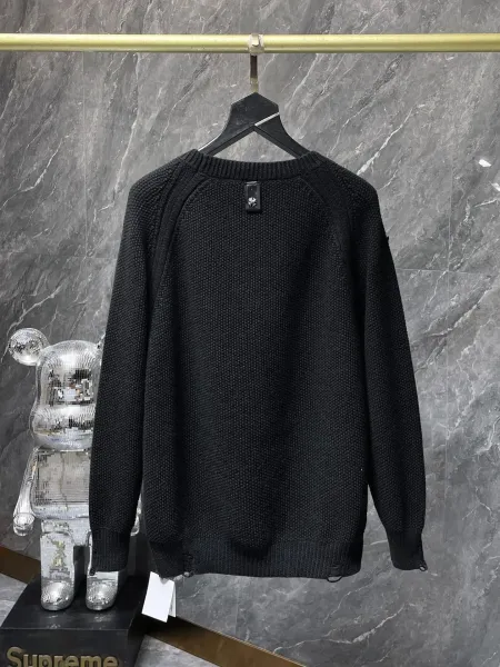 Chrome Hearts x Unknown Knit Sweater White with Silver Hardware Embellishment - 5