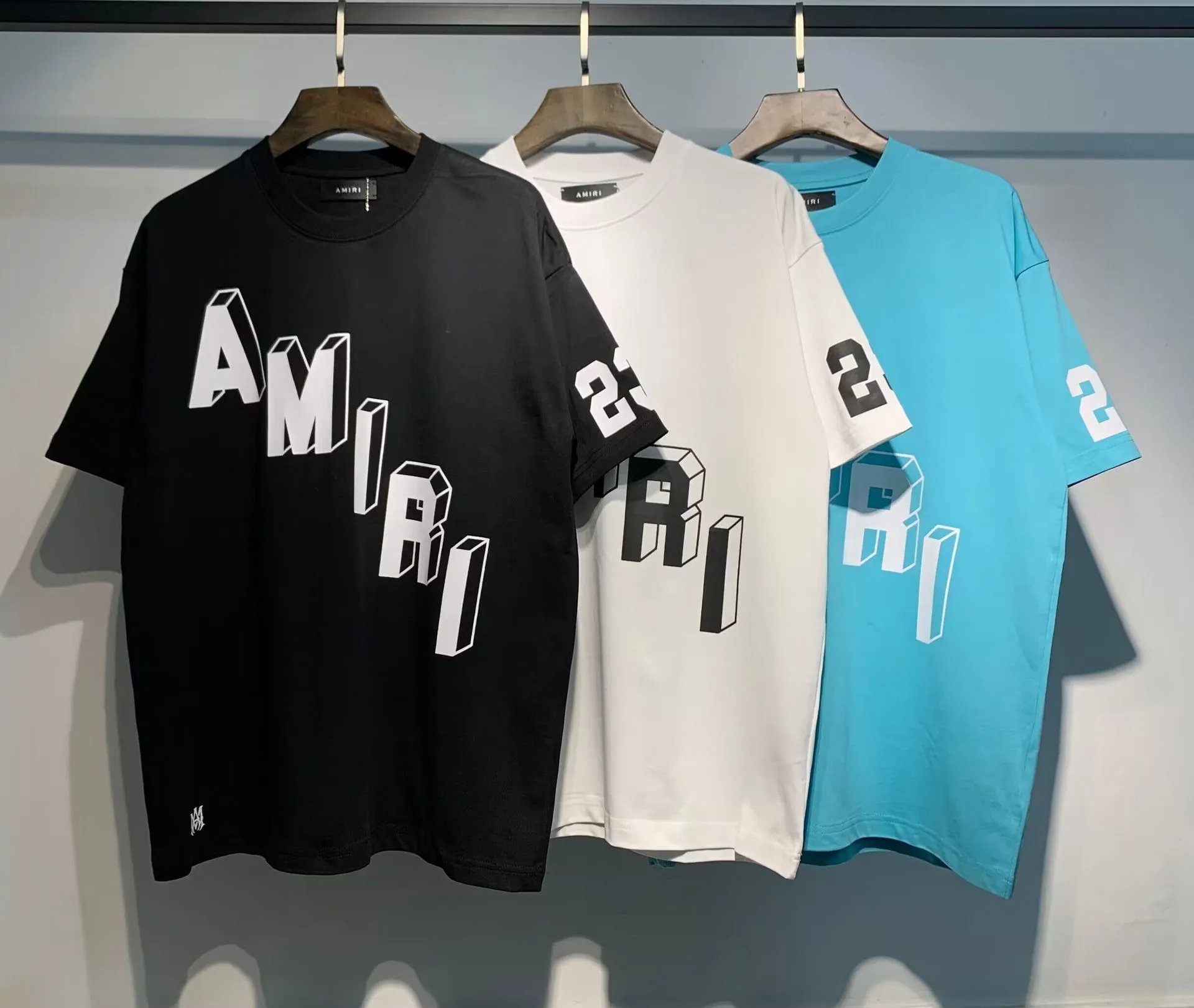 Amiri Heron Print Black T-Shirt - 5