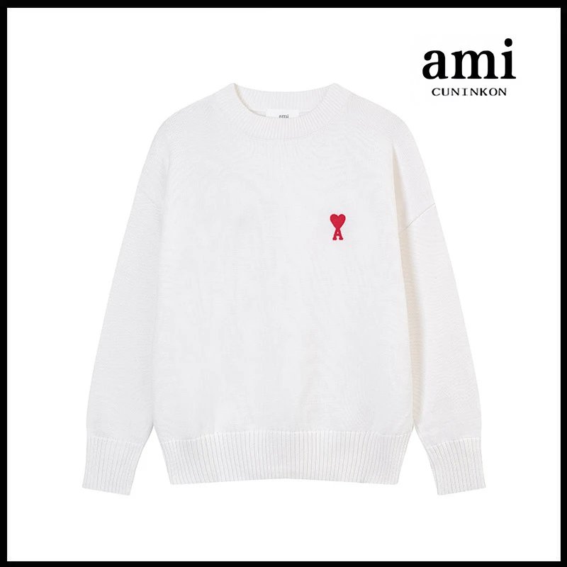 White [A8115 heart-shaped round neck cotton yarn style]