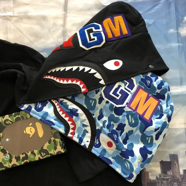 A Bathing Ape ABC Camo Full-Zip Hoodie Beige Multicolor - 9