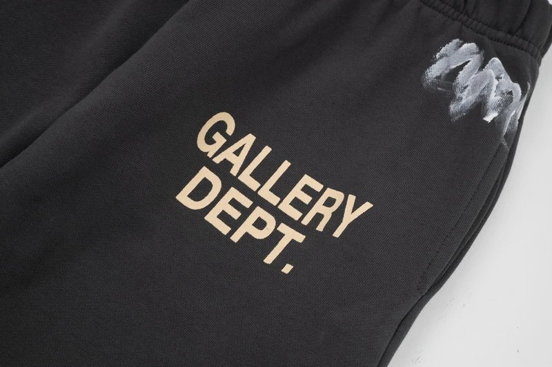 Gallery Dept. Paint Splatter Sweatpants Black - 16