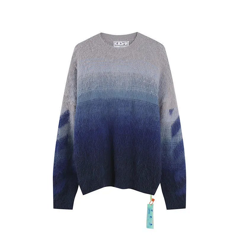 Off-White Arrow Print Gradient Mohair Sweater product detail 29 in Litbuy spreadsheet finds