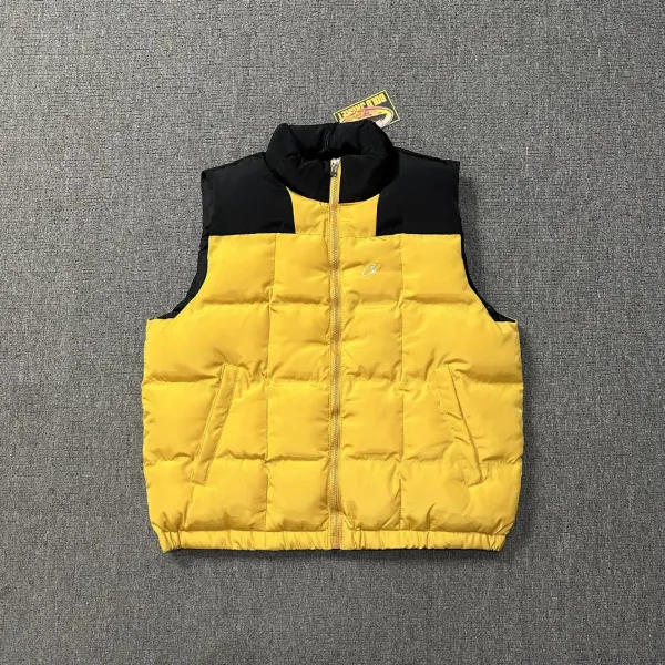 C2H4 Los Angeles Puffer Vest Yellow/Black - 12