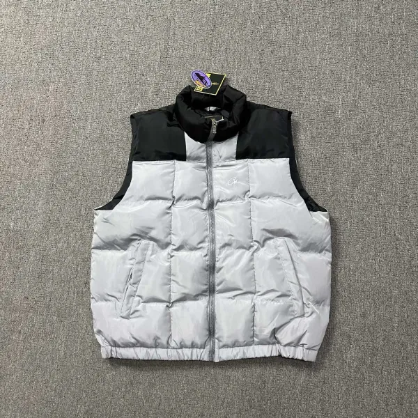 C2H4 Los Angeles Puffer Vest Yellow/Black - 14