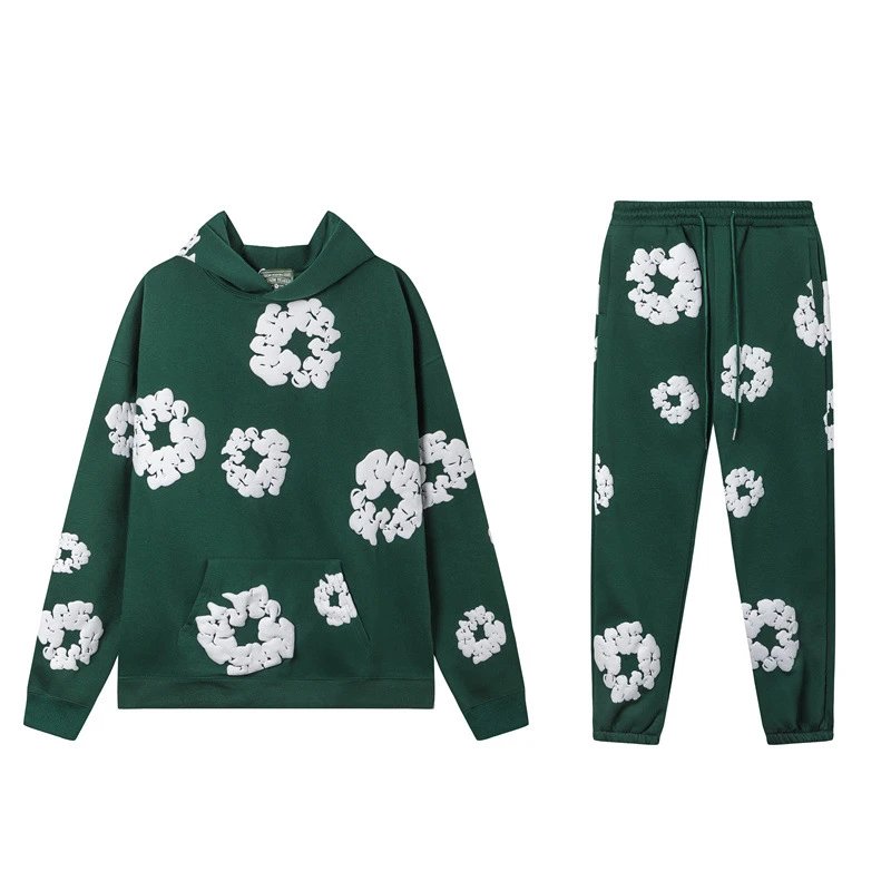 Hoodie set in green