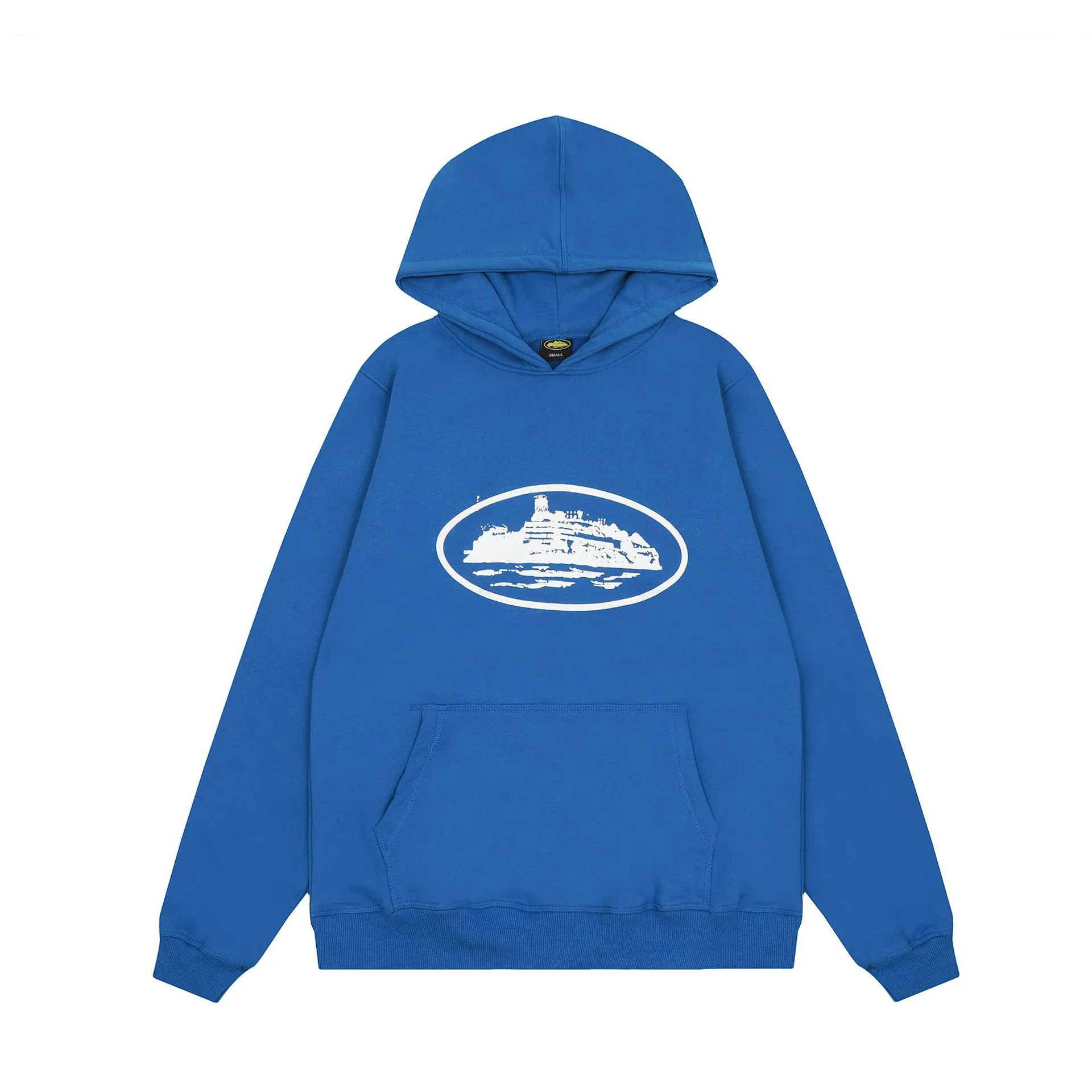 Corteiz Alcatraz Print Hoodie - rep bluzy z kapturem
