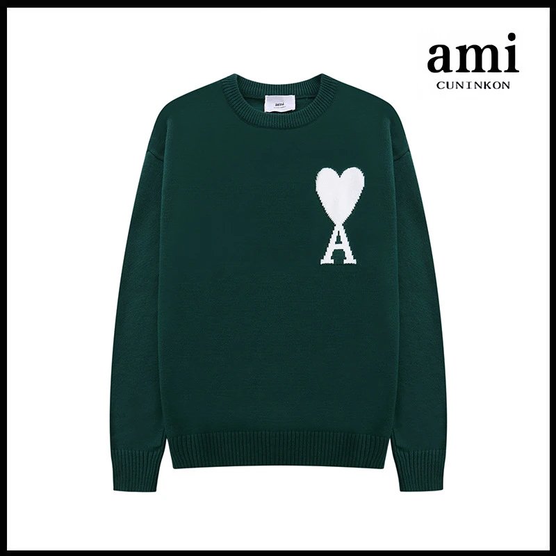 Dark green [A8 round neck jacquard style]