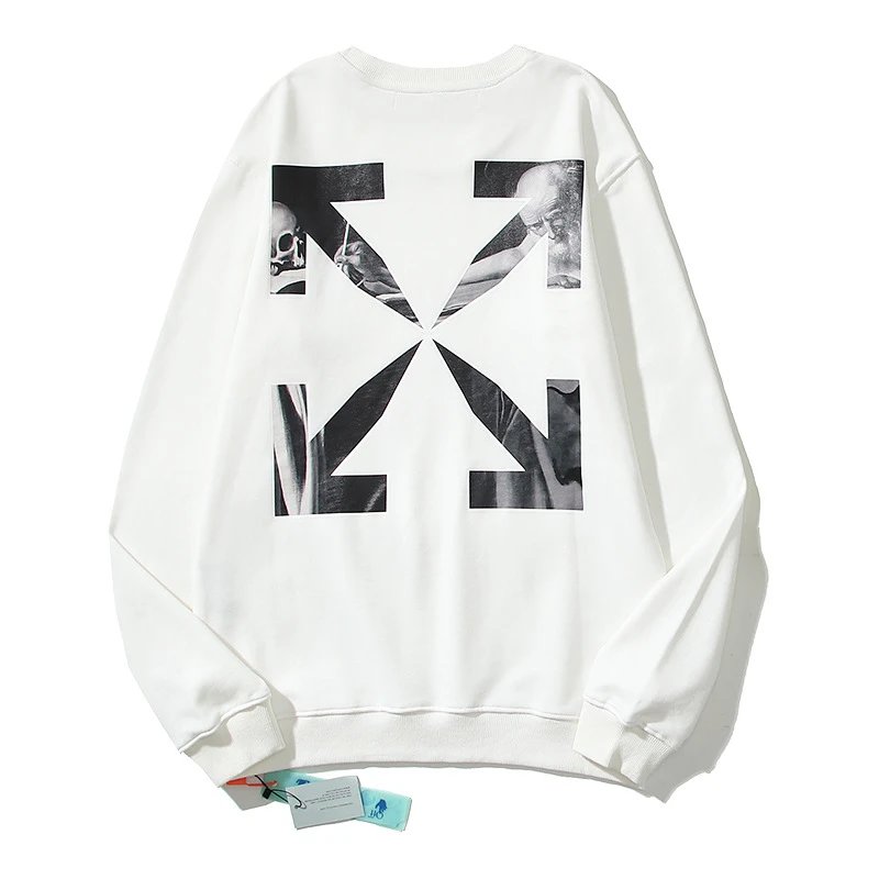 Off-White Saint Photo Arrow Crewneck Sweatshirt White