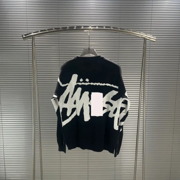 Off-White x Nike Swoosh Graphic Knit Sweater Beige - 19