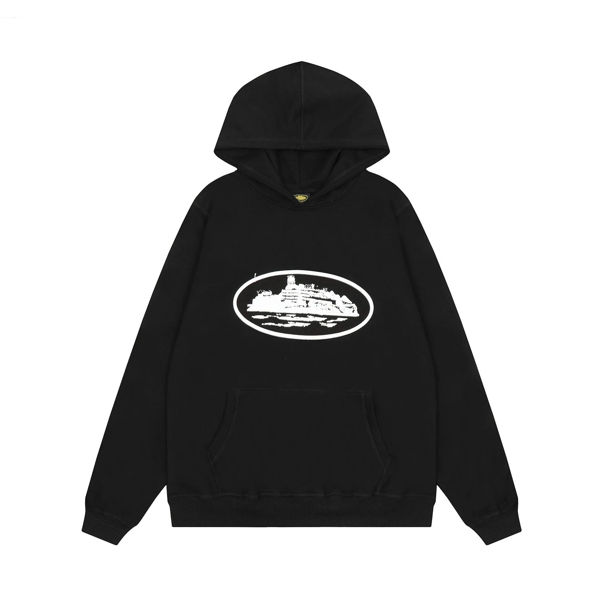 Corteiz Alcatraz Print Hoodie - rep bluzy z kapturem
