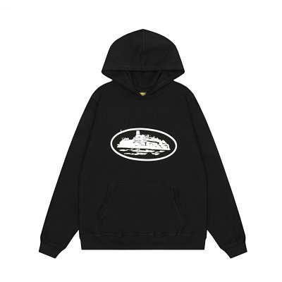 Corteiz Classic "Alcatraz" Print Sweatshirt and Sweatpants Set - rep bluzy z kapturem