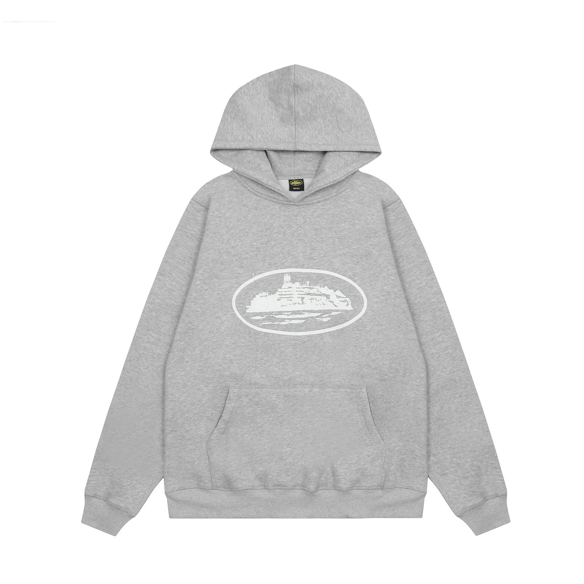 Corteiz Alcatraz Print Hoodie - rep bluzy z kapturem
