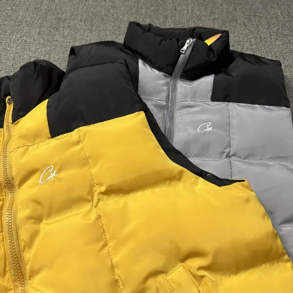 C2H4 Los Angeles Puffer Vest Yellow/Black - 16