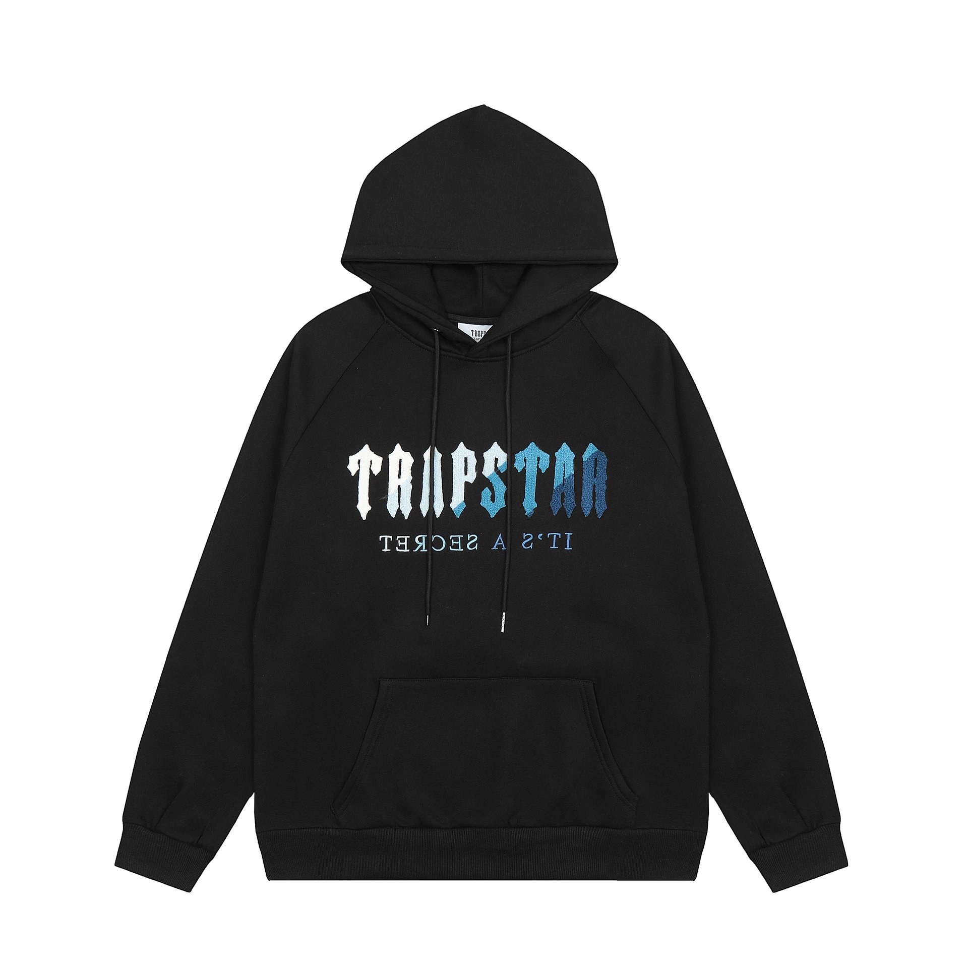 Red Black Tiger Head Towel Embroidered Men Women Couple Loose Casual Hoodie Sweatshirt Trendy - TOP