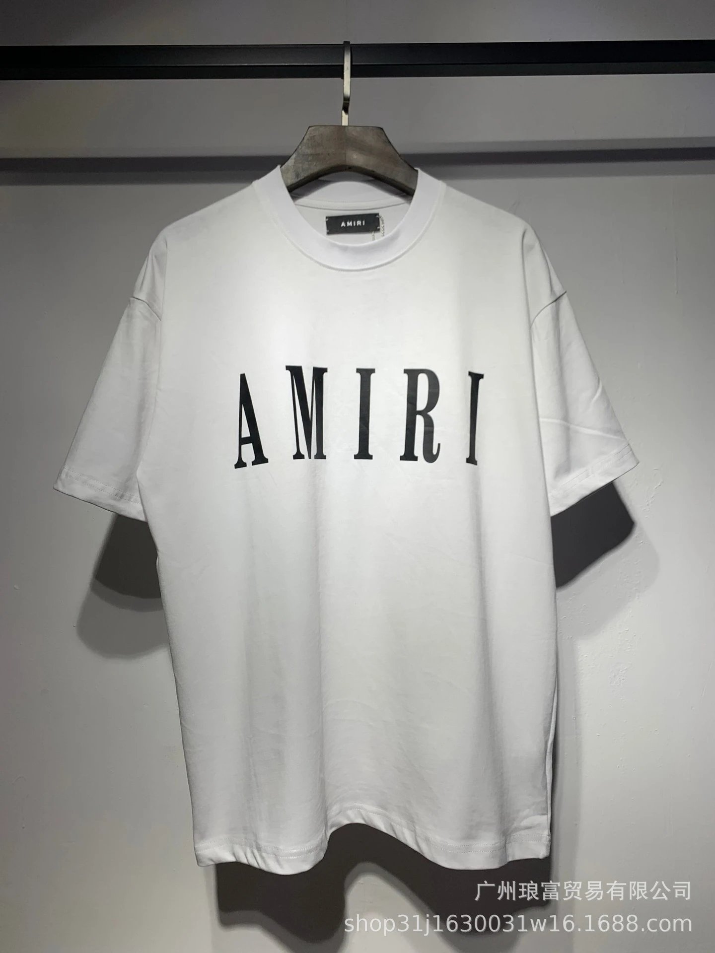 Amiri Core Logo Tee White Black