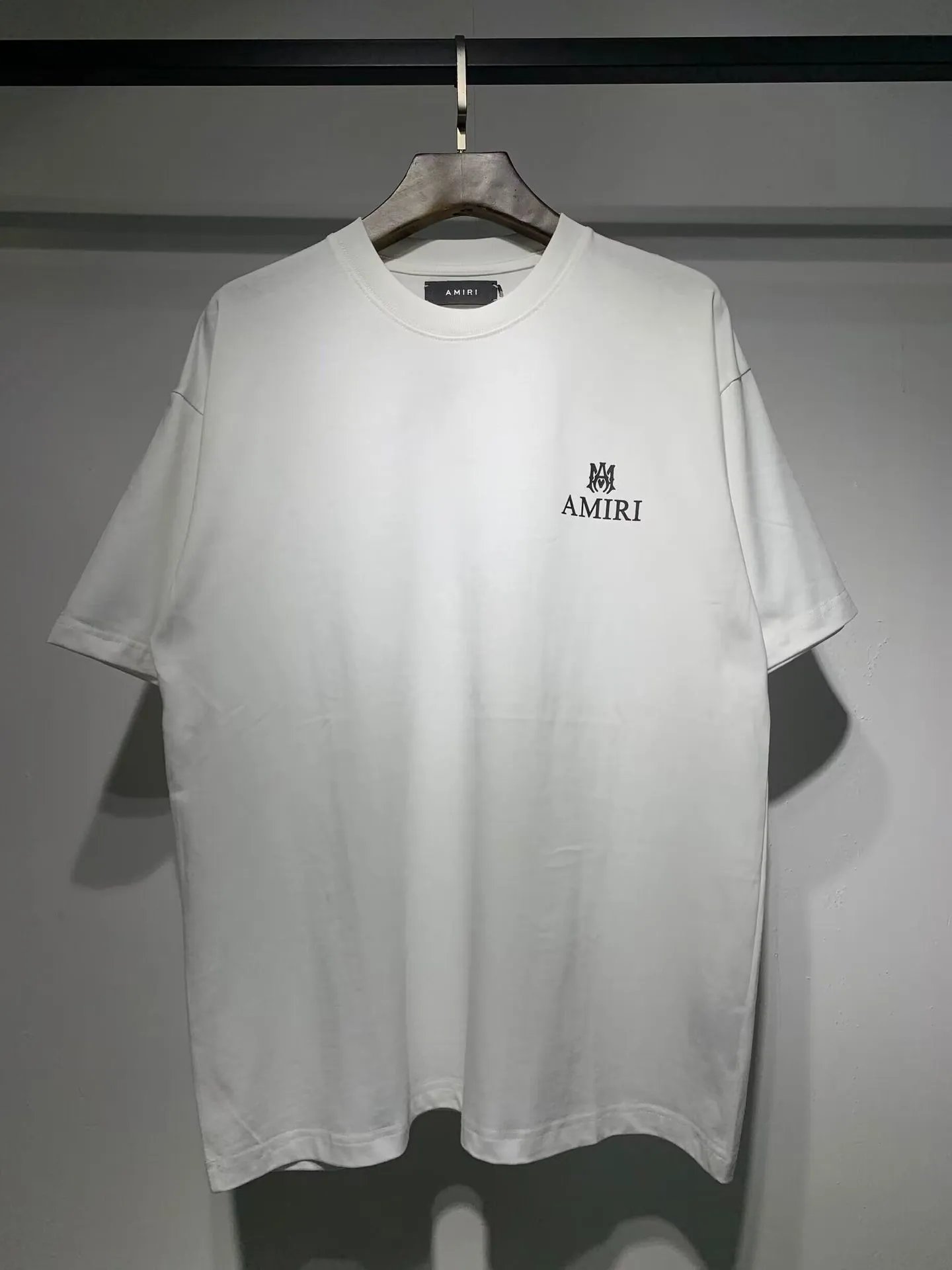 Amiri MA Stack Logo Tee White Black