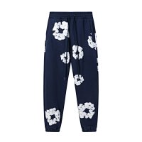 Navy blue trousers